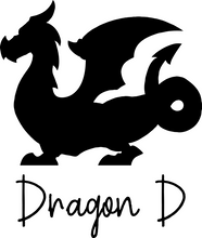 Load image into Gallery viewer, Medium Dragon Permanent Vinyl Decal - Chromatic Colors