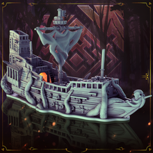 Load image into Gallery viewer, Ghost Ship Dice Tower and Box by Mythic Roll