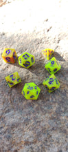 Load image into Gallery viewer, Radioactive Mango Dice Chunky Full 7 Set