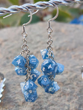 Load image into Gallery viewer, CUSTOM Dice Earrings - 7 Dice Dangle
