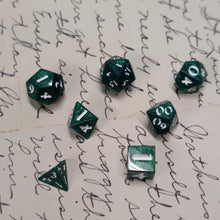 Load image into Gallery viewer, Forest Green Metalic Micro Dice