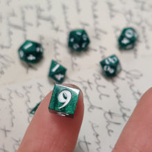 Load image into Gallery viewer, Forest Green Metalic Micro Dice