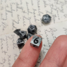 Load image into Gallery viewer, Metalic Grey Micro Dice