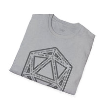 Load image into Gallery viewer, D20 Dice Teleportation Circle T-Shirt - Soft style
