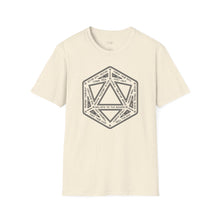 Load image into Gallery viewer, D20 Dice Teleportation Circle T-Shirt - Soft style
