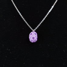 Load image into Gallery viewer, Purple Easter Egg Inspired Necklace
