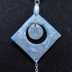 Empress Faux Stone Aquamarine Necklace