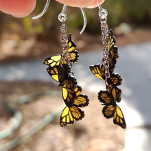 Load image into Gallery viewer, Group of Monarchs Butterfly Earrings
