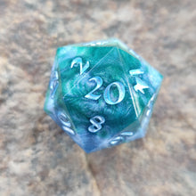Load image into Gallery viewer, Frosted Forest Dice Chunky Full 7 Set
