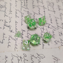 Load image into Gallery viewer, Lime Smoke Micro Dice
