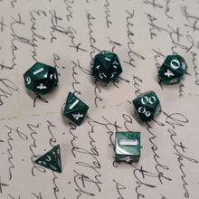 Load image into Gallery viewer, Forest Green Metalic Micro Dice
